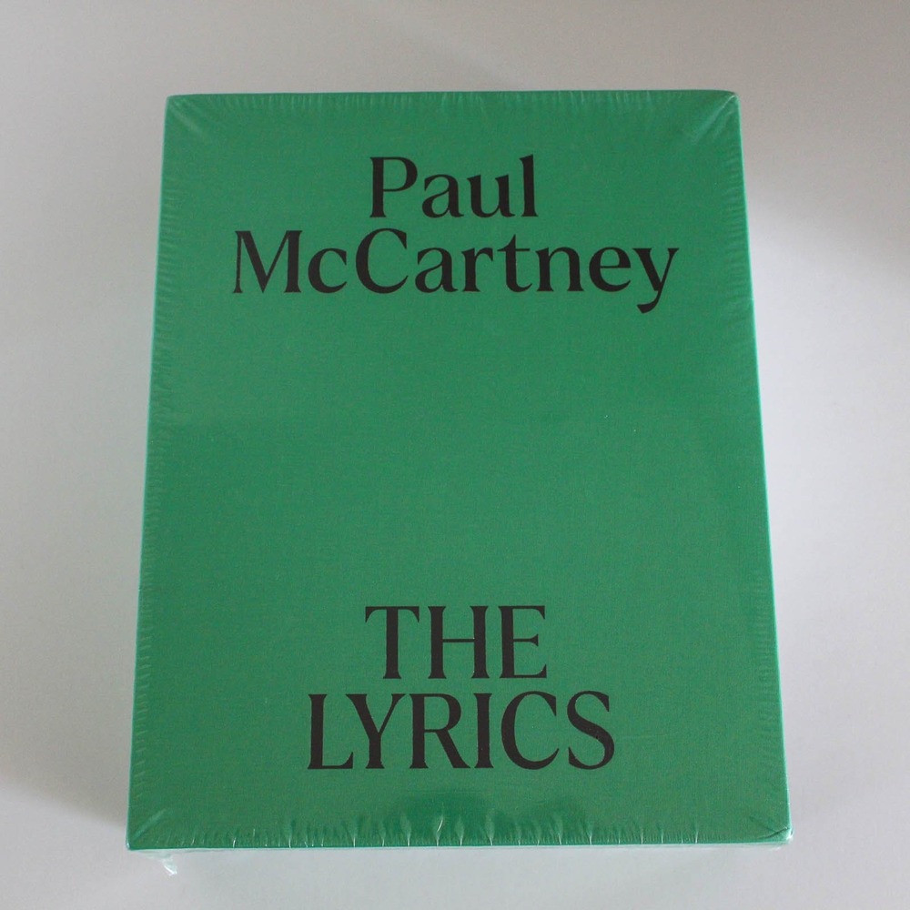Paul‎ McCartney The Lyrics Hardcover Box Set Green 2-Volume 1956-Present